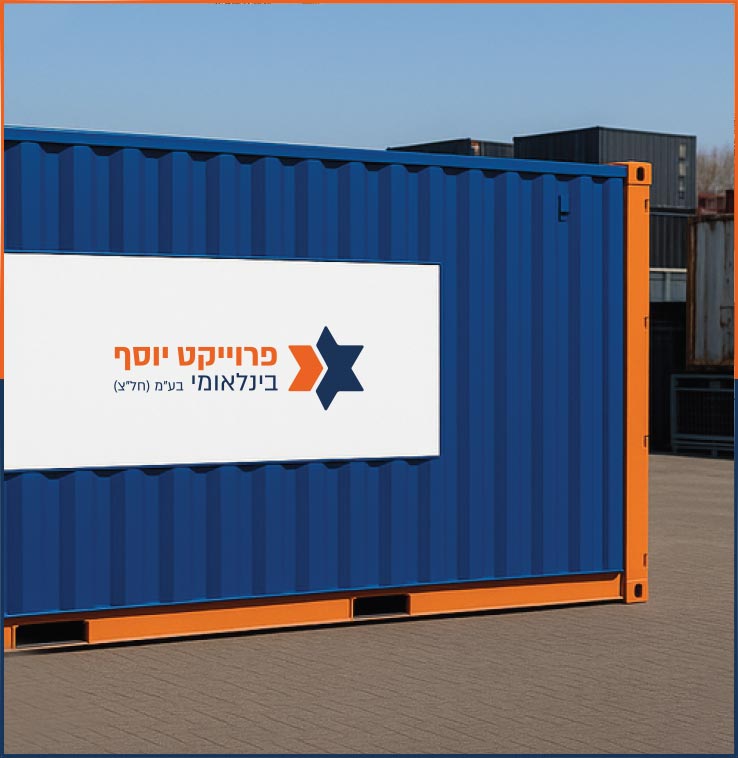 Joseph Project International emergency supply containers in Israel